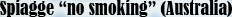 spiagge 'no smoking'